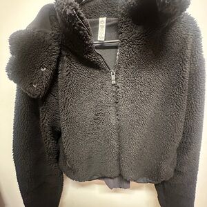 ALO Yoga Black Foxy Sherpa Jacket